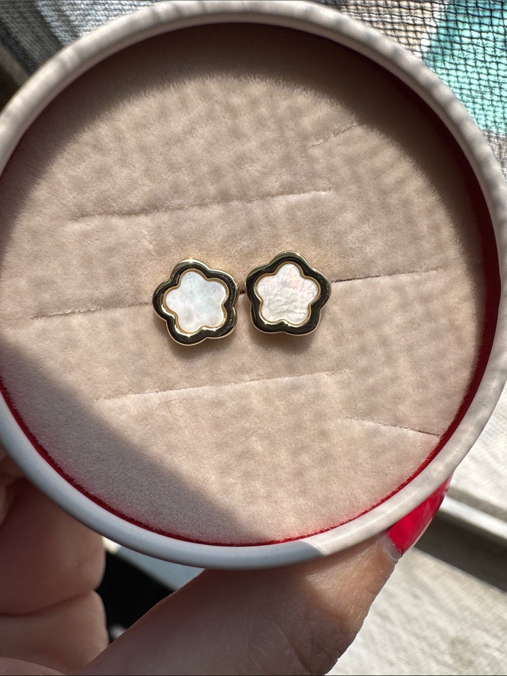 Ana Luisa Rei flower stud earrings